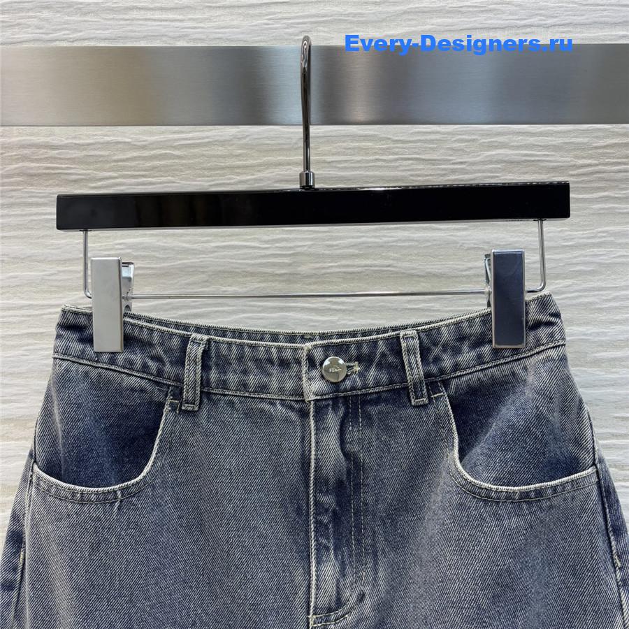 F**di logo print jeans