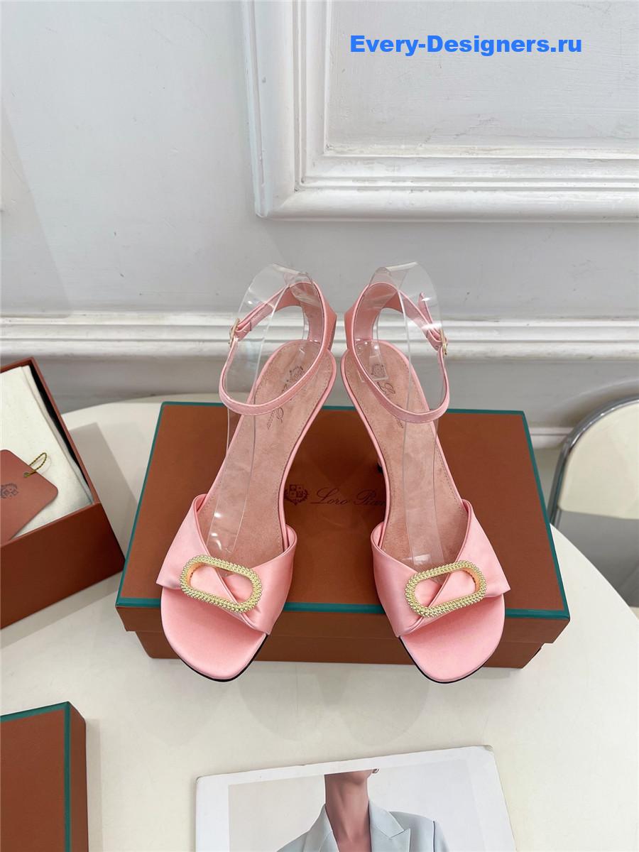 L0r0 P1ana metal buckle high heel sandals