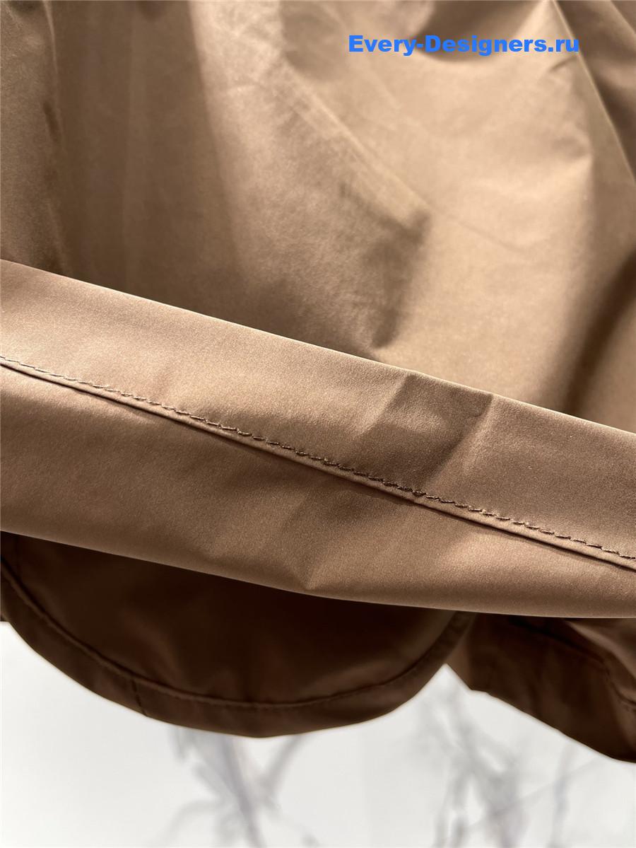 Miu Miu Brown Technical-Fabric Shorts