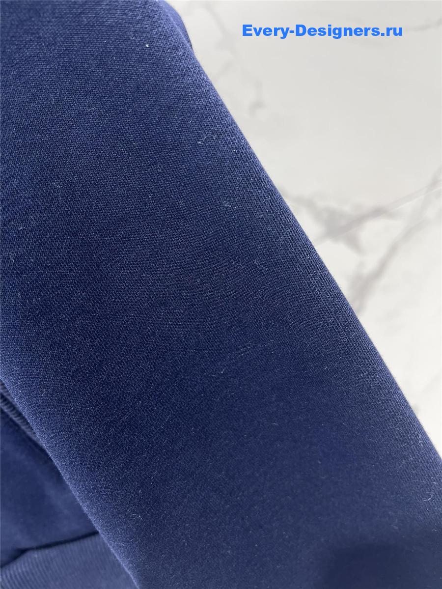 Miu Miu Amaranth Blue Zipper Cardigan
