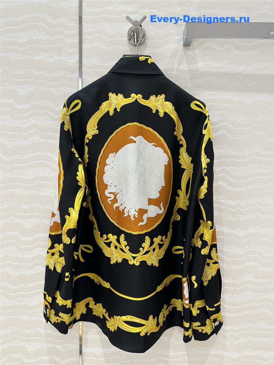 Versace Cameo Silk Shirt