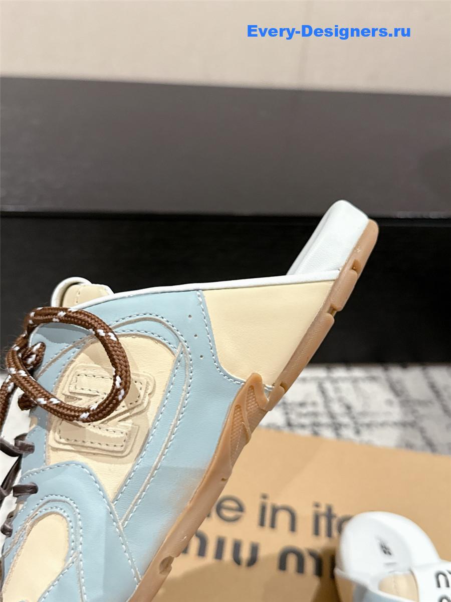 Miu Miu x New Balance Mules in Blue