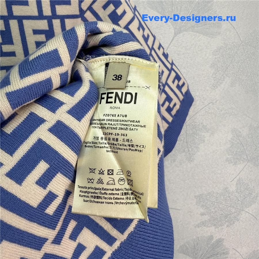 F**di ff knitted crew neck top