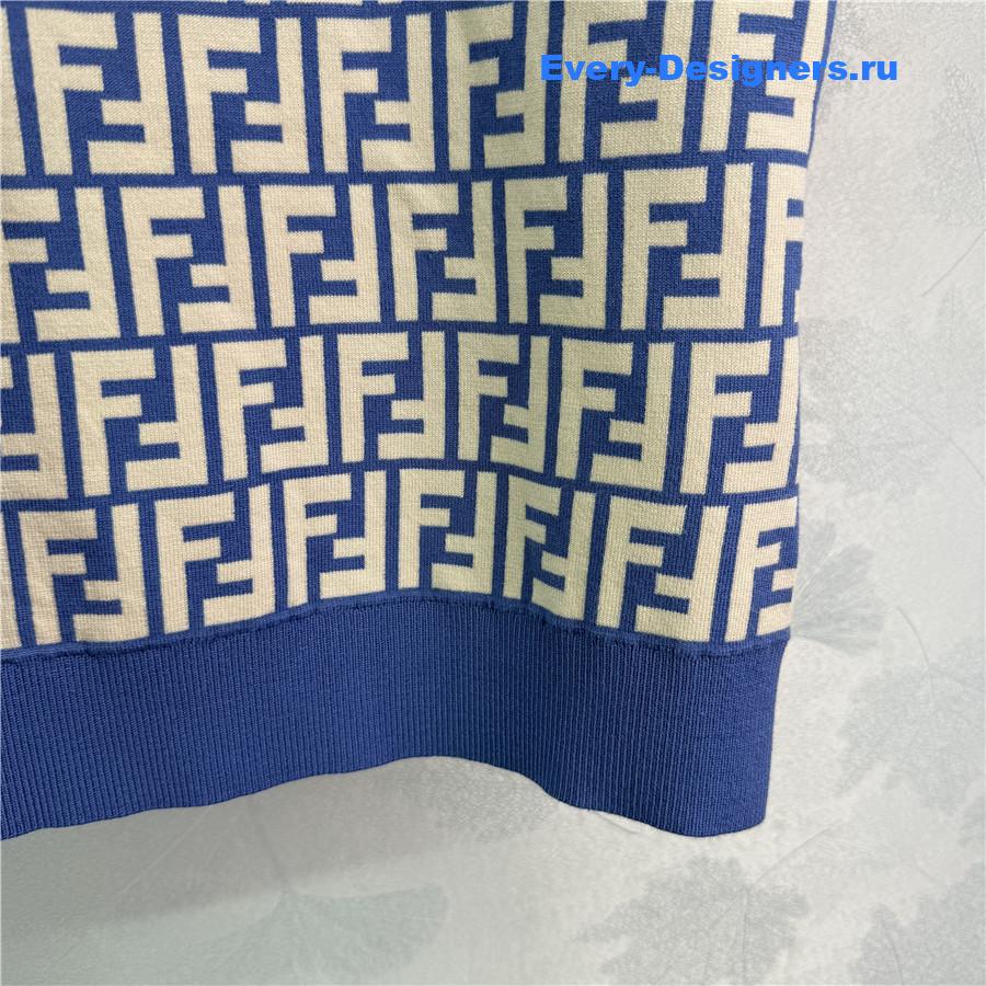 F**di ff knitted crew neck top