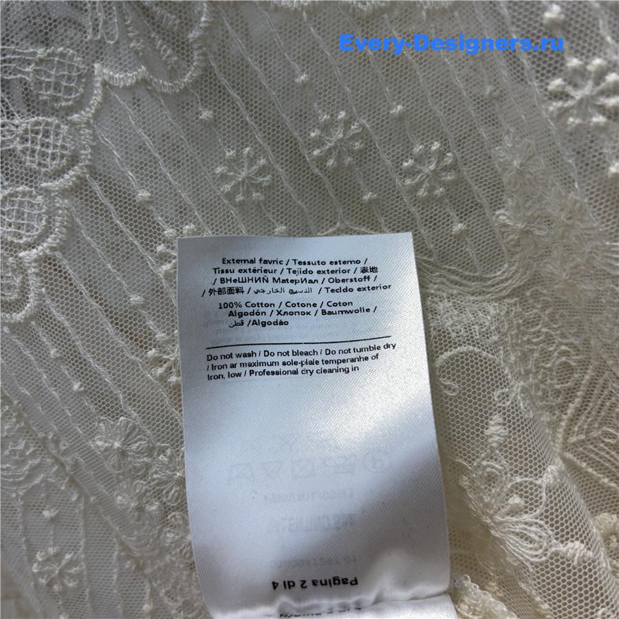 Va1e*ntin0 v-neck lace shirt