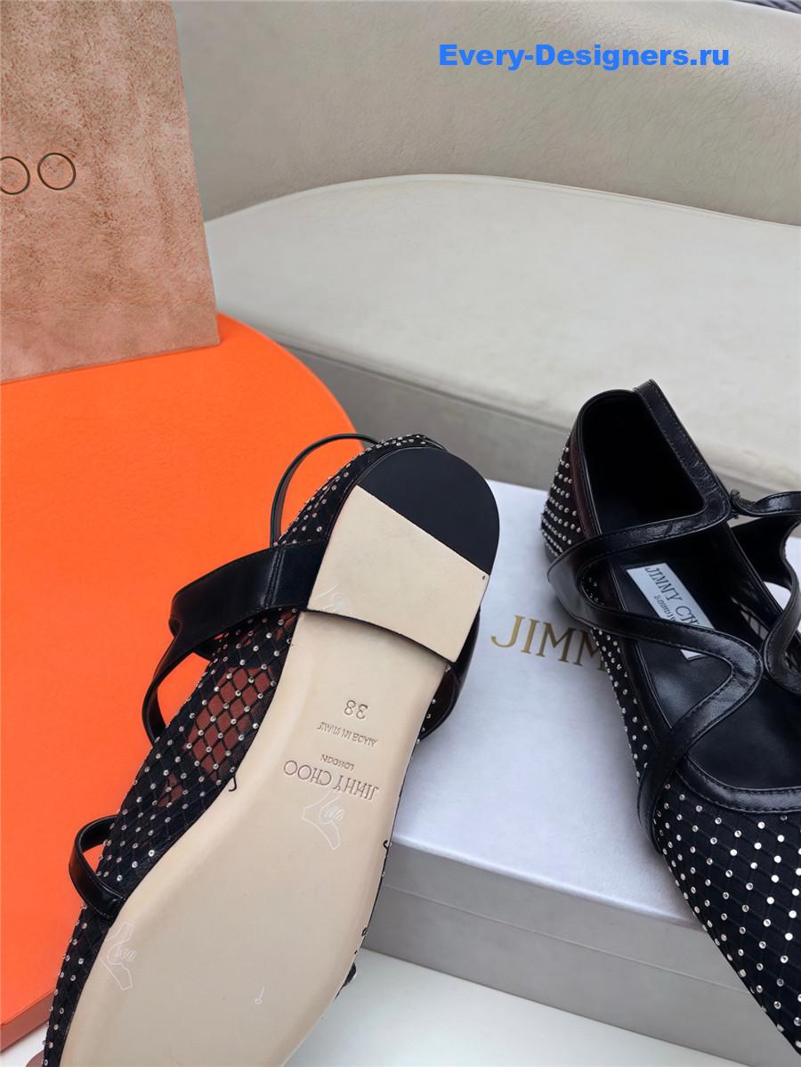 J1m*y Ch00 astoria ballet flats black