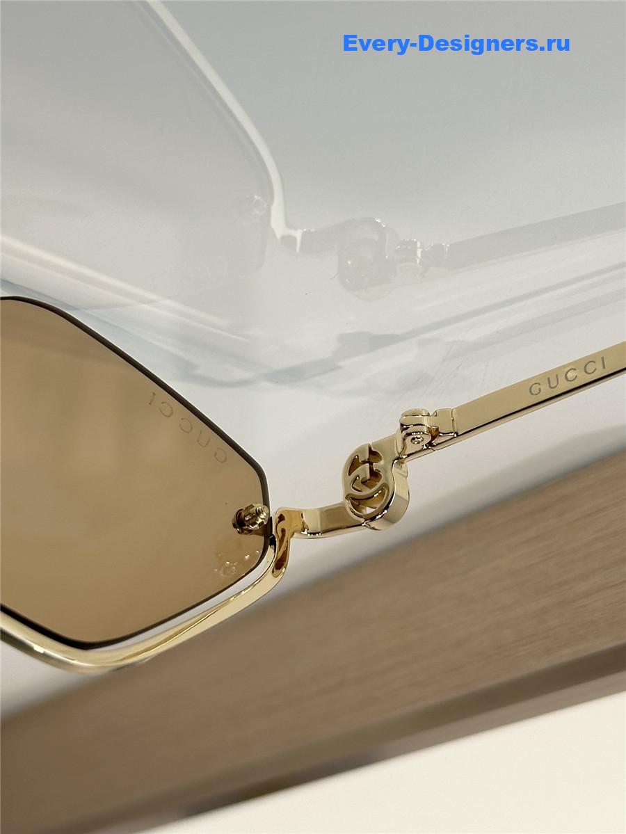 Gvc*1 brown gg upside down sunglasses
