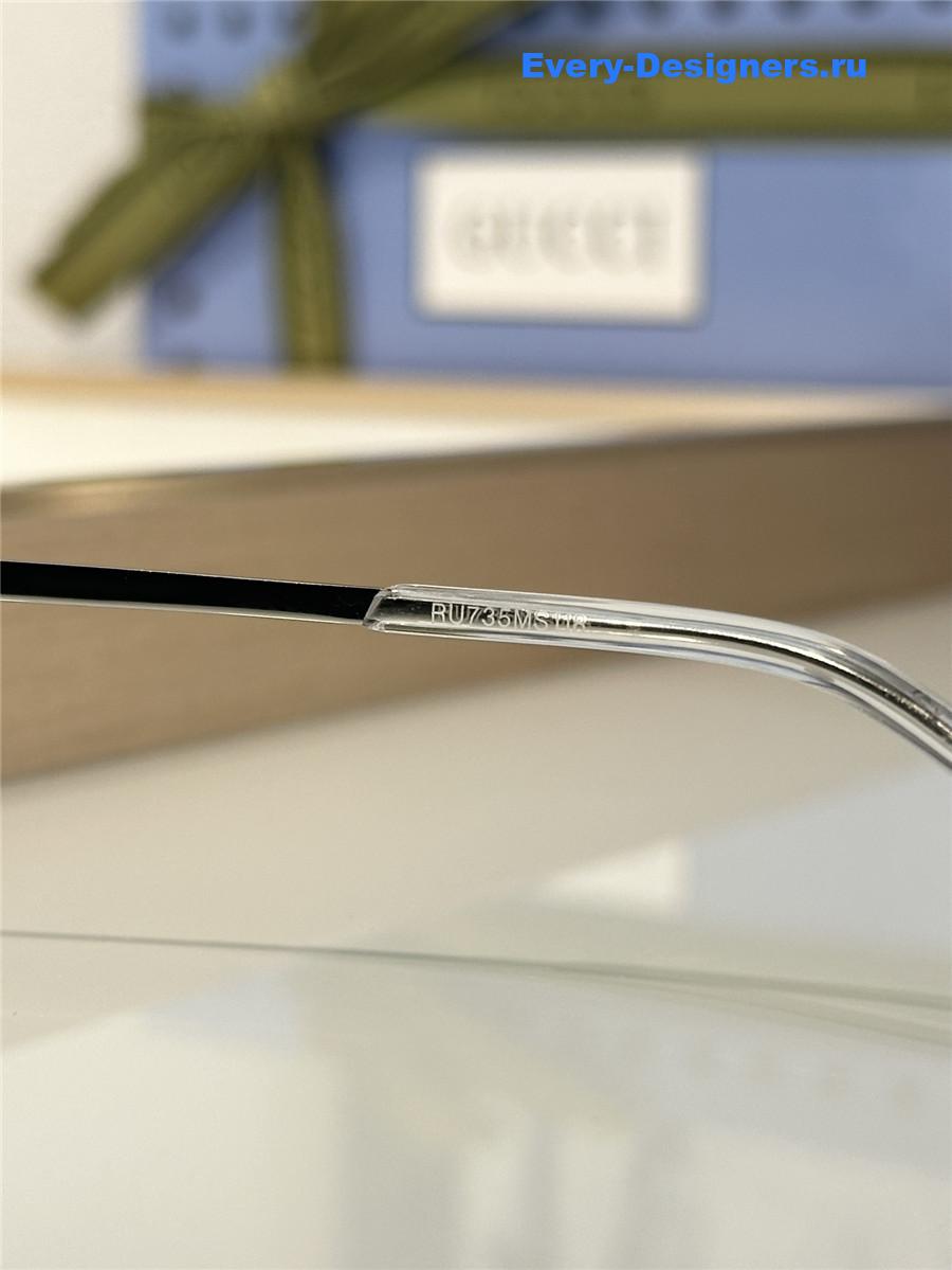 Gvc*1 gg upside down narrow sunglasses