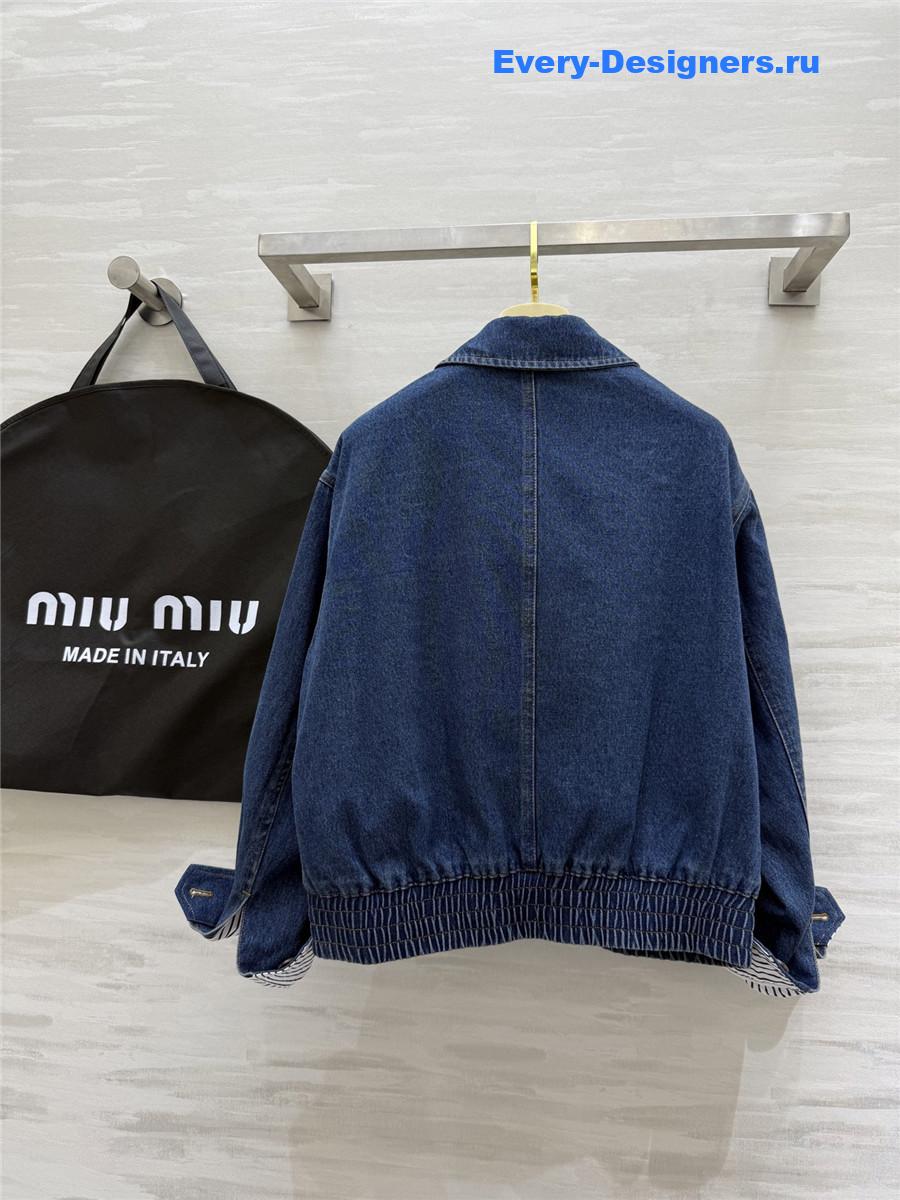 Miu Miu Blue Denim Jacket
