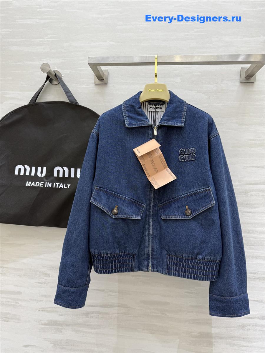 Miu Miu Blue Denim Jacket