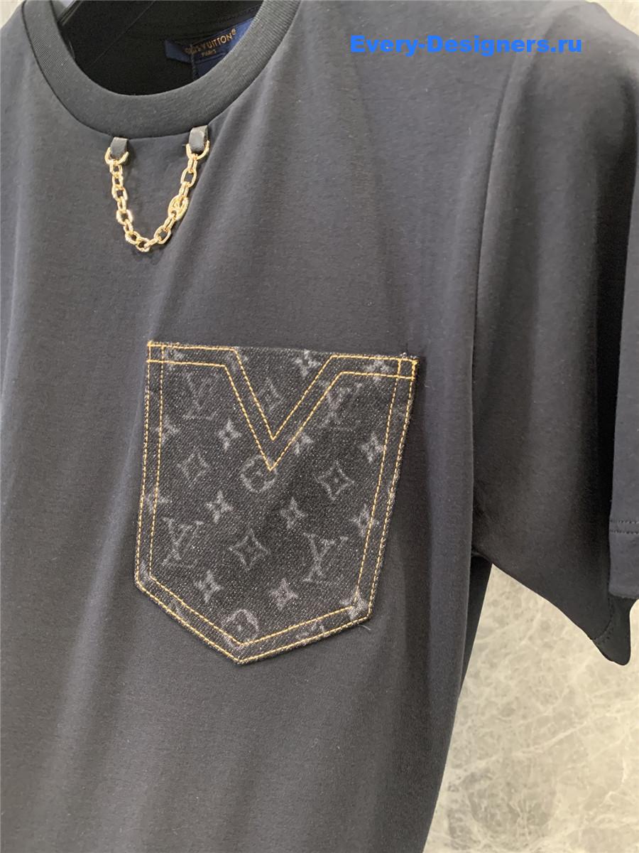 l0vis Vvtt0n monogram pocket t-shirt