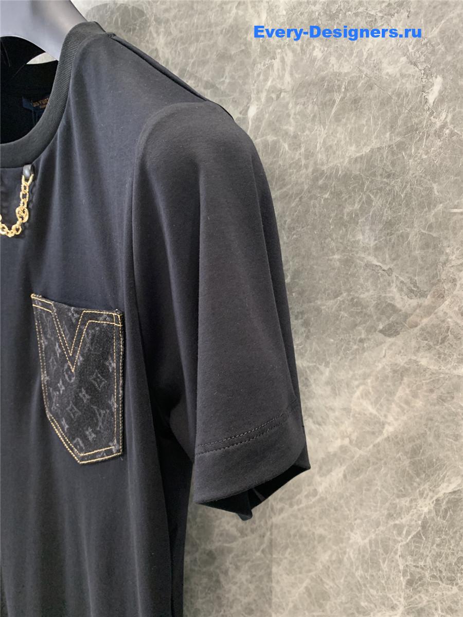 l0vis Vvtt0n monogram pocket t-shirt