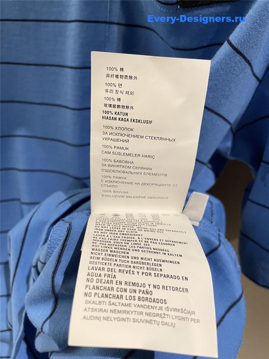 Miu Miu Blue Short-Sleeved T-Shirt