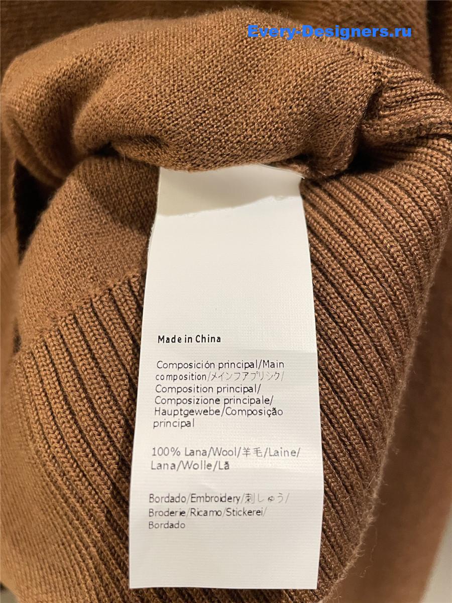L0ew* anagram wool sweater brown