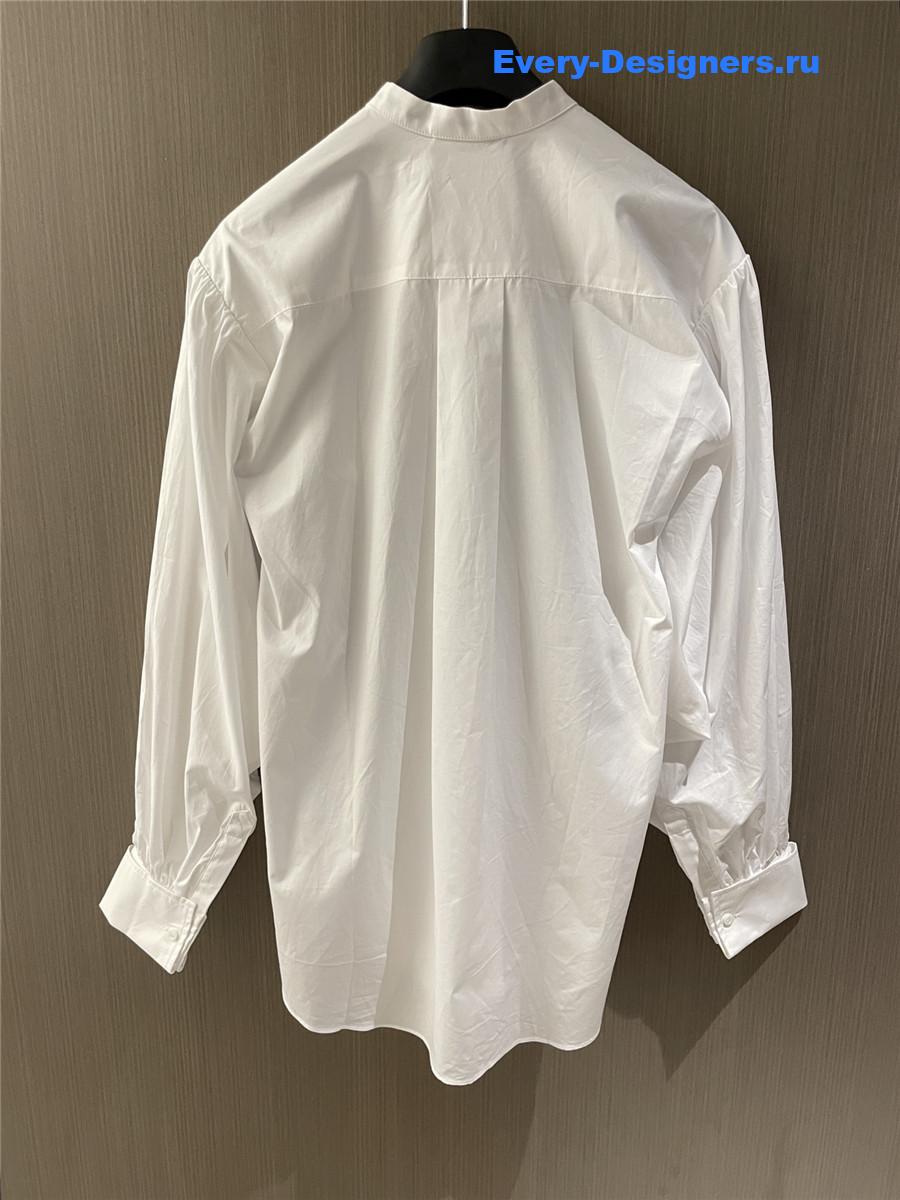 D10r white cotton blouse
