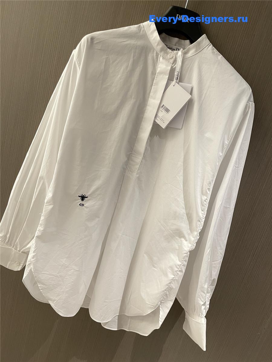 D10r white cotton blouse
