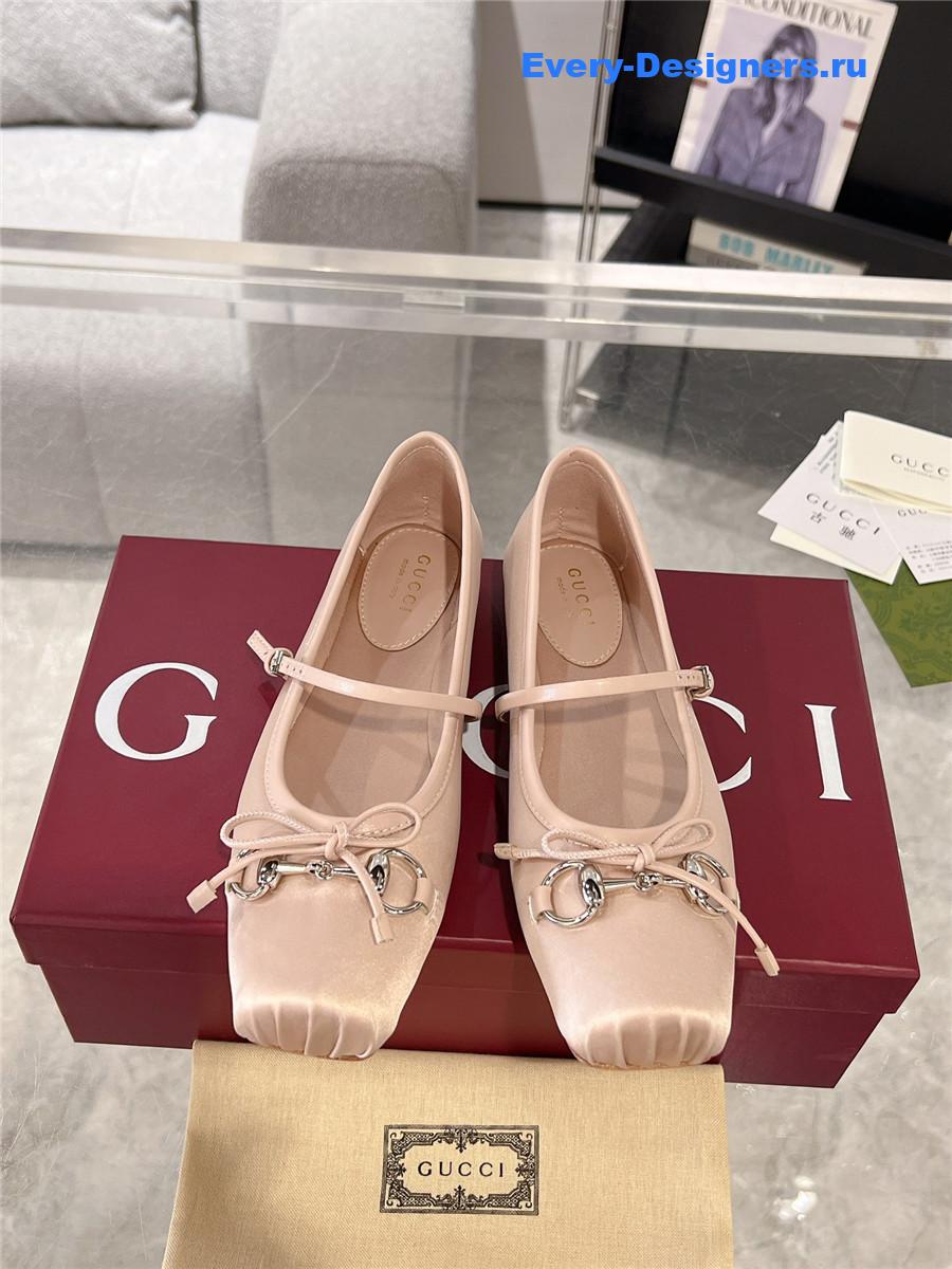 Gvc*1 horsebit ballet flat pink