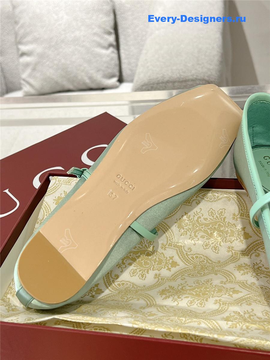 Gvc*1 horsebit ballet flat green