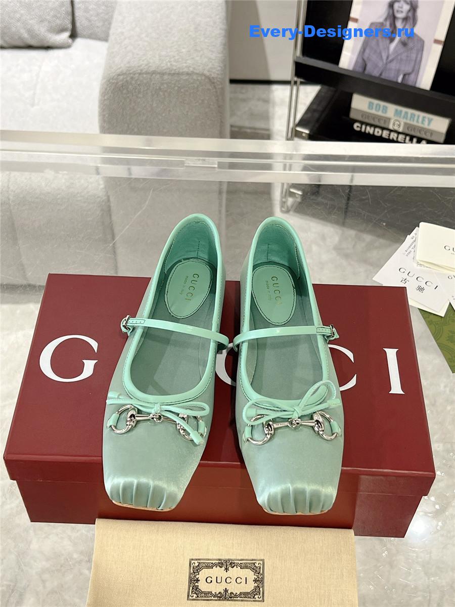 Gvc*1 horsebit ballet flat green