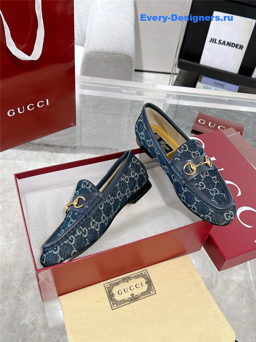 Gvc*1 denim 1953 horsebit loafers