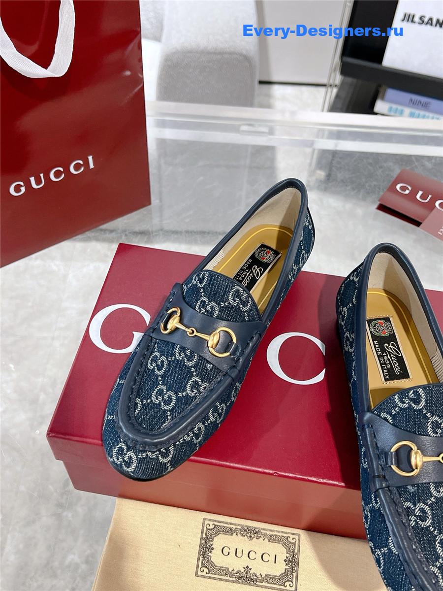 Gvc*1 denim 1953 horsebit loafers