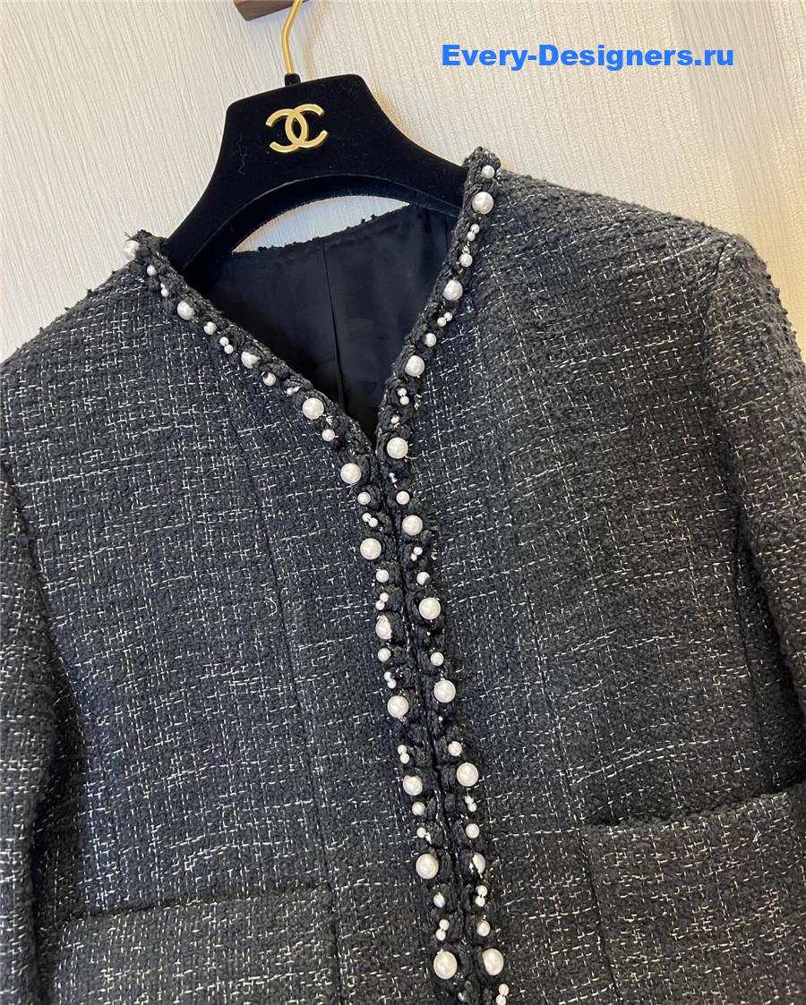 Ch**el black pearl jacket