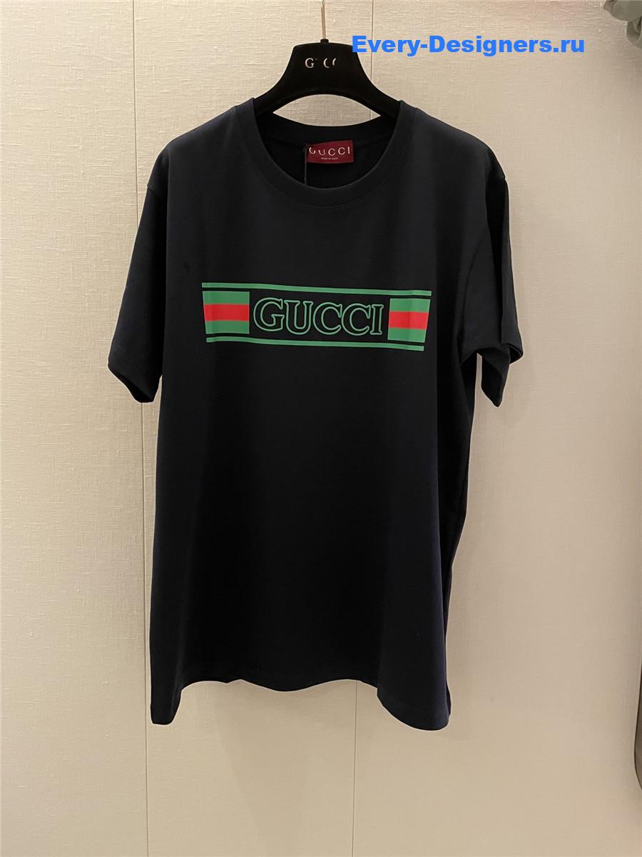 Gvc*1 black cotton t-shirt