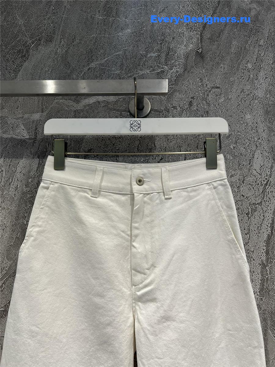 L0ew* anagram white baggy jeans