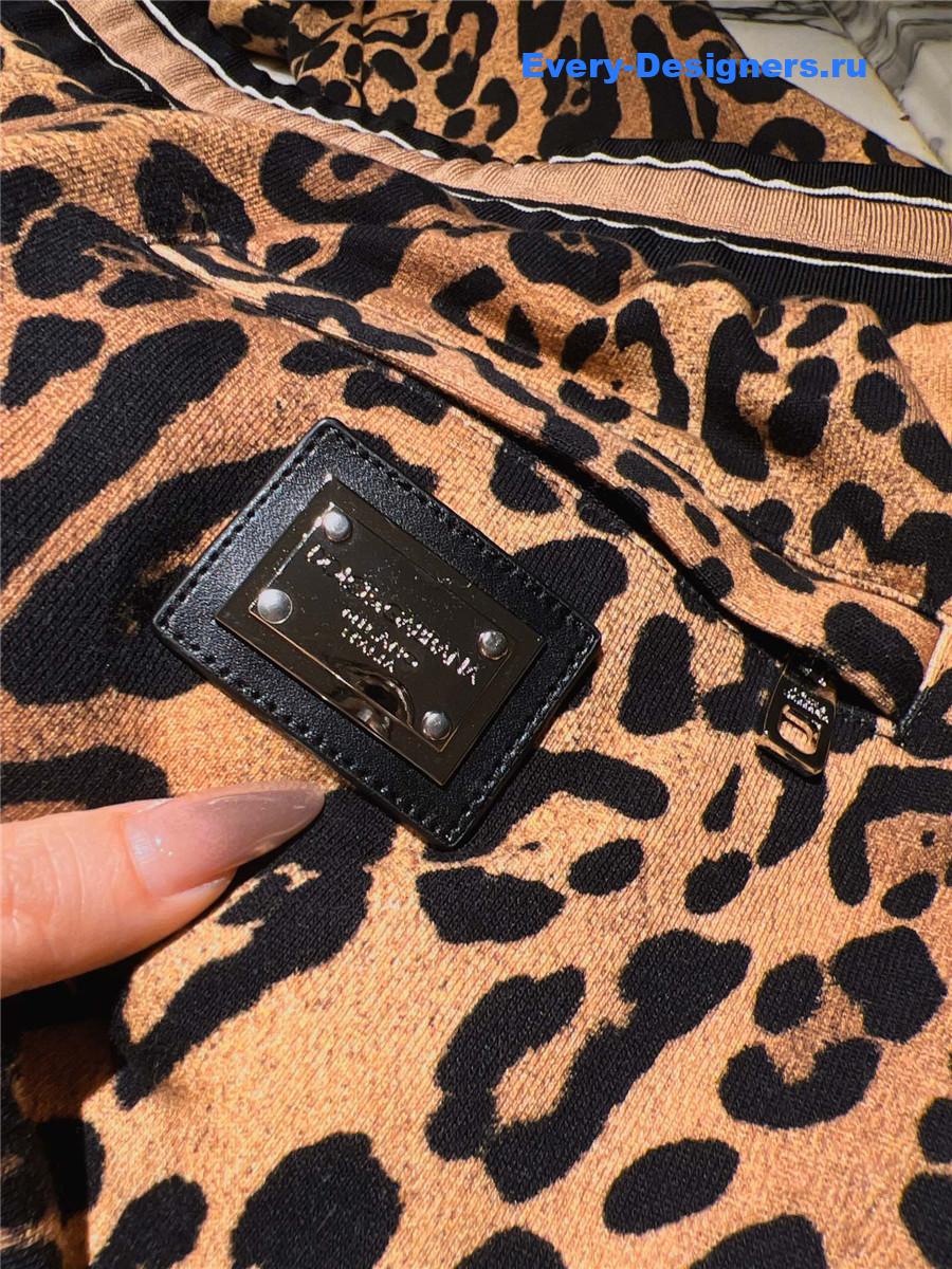 Dolce & Gabbana Leopard-Print Track Pants