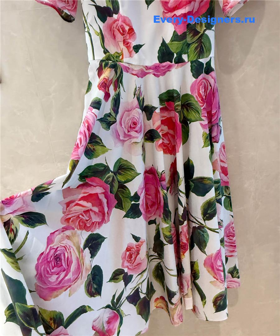 Dolce & Gabbana Floral Midi Dress