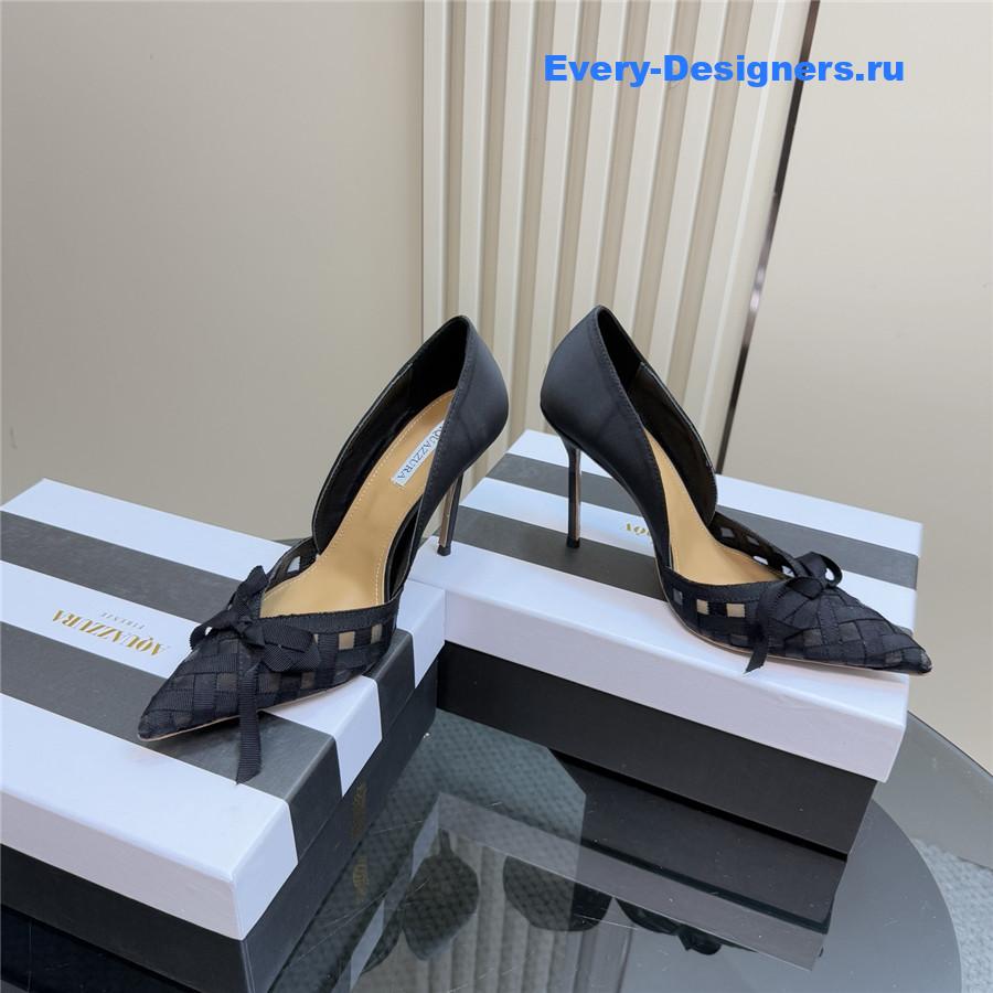 Aquazzura 100mm Romance Pumps Black