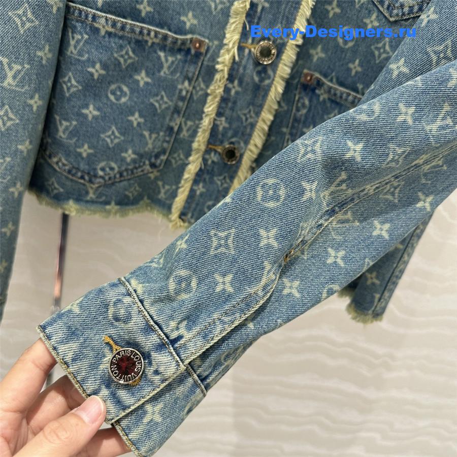 l0vis Vvtt0n embroidered denim jacket