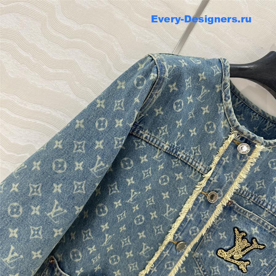 l0vis Vvtt0n embroidered denim jacket