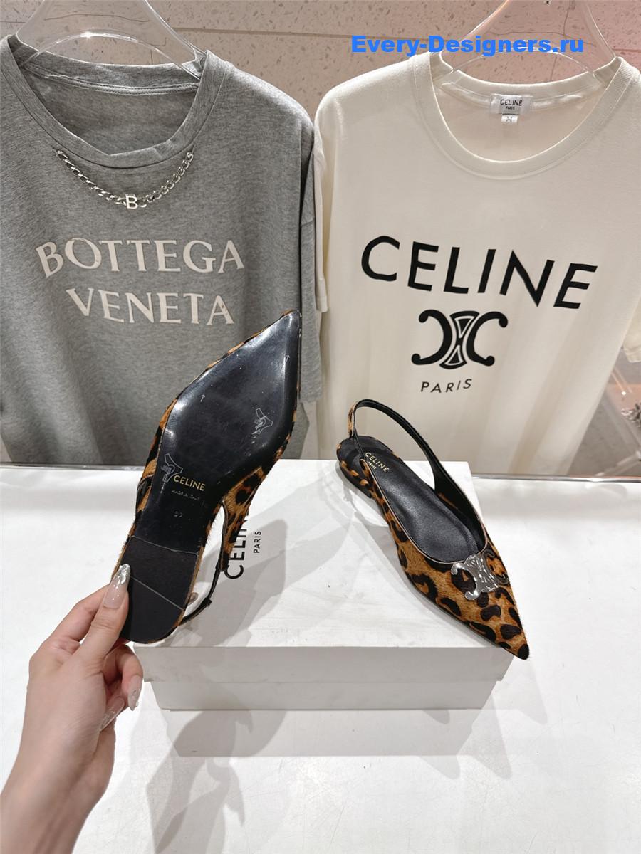 Ce1i*e triomphe brown slingback flats