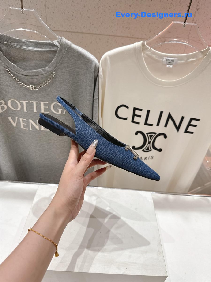 Ce1i*e denim ballet flats