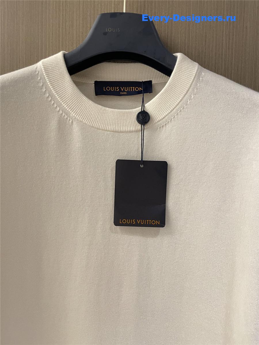 l0vis Vvtt0n monogram gradient embellished shirt