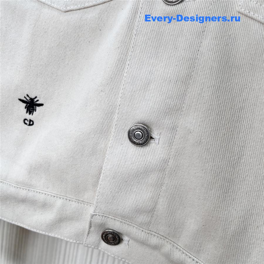 D10r off-white bee denim jacket