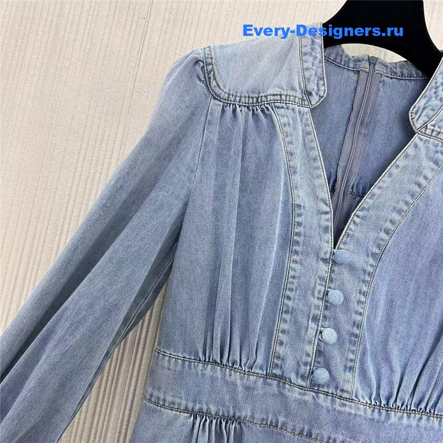 Zimm Lucky Denim Midi Dress