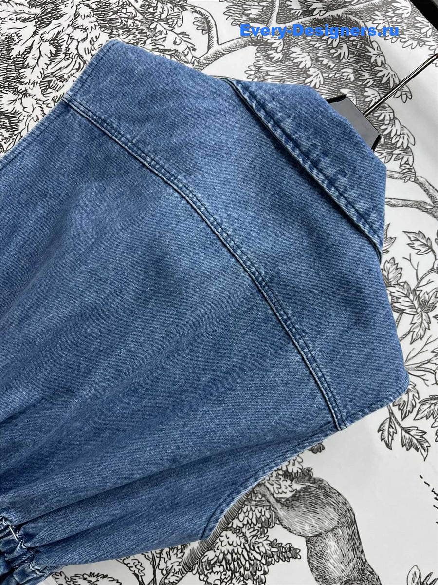 Miu Miu Washed Denim Dress