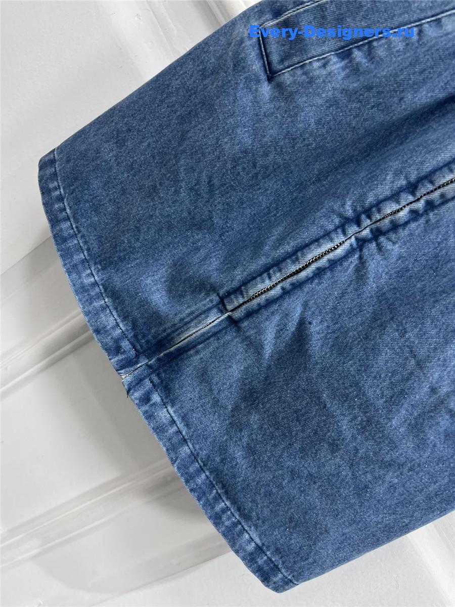 Miu Miu Washed Denim Dress