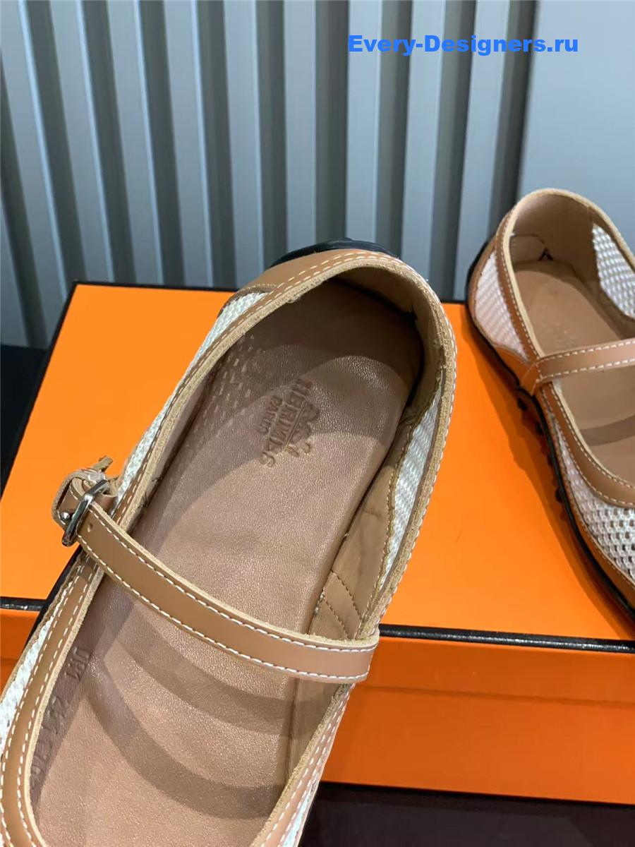 H**me5 kichu brown ballet flats