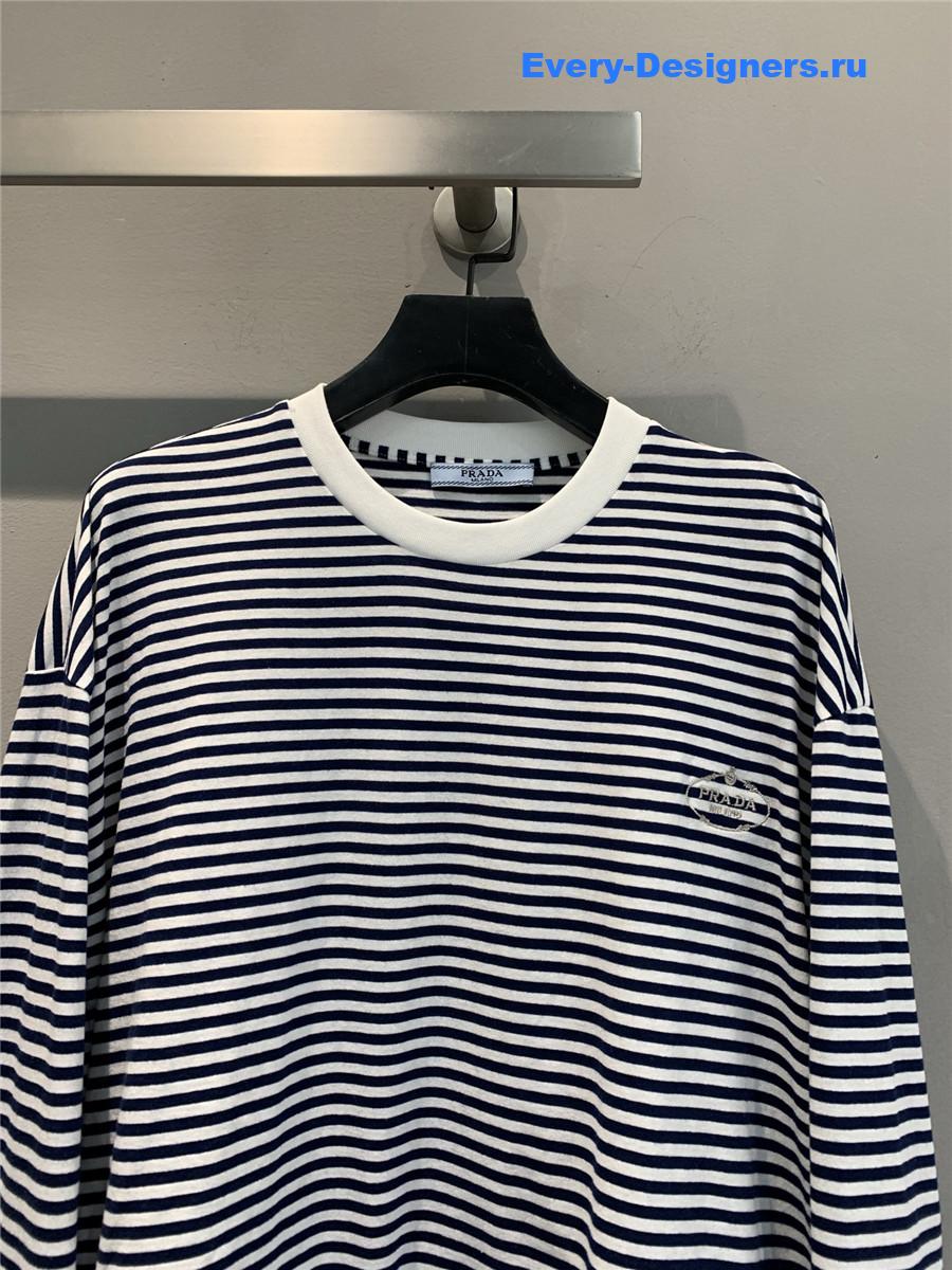 Pra*a striped long-sleeve tee