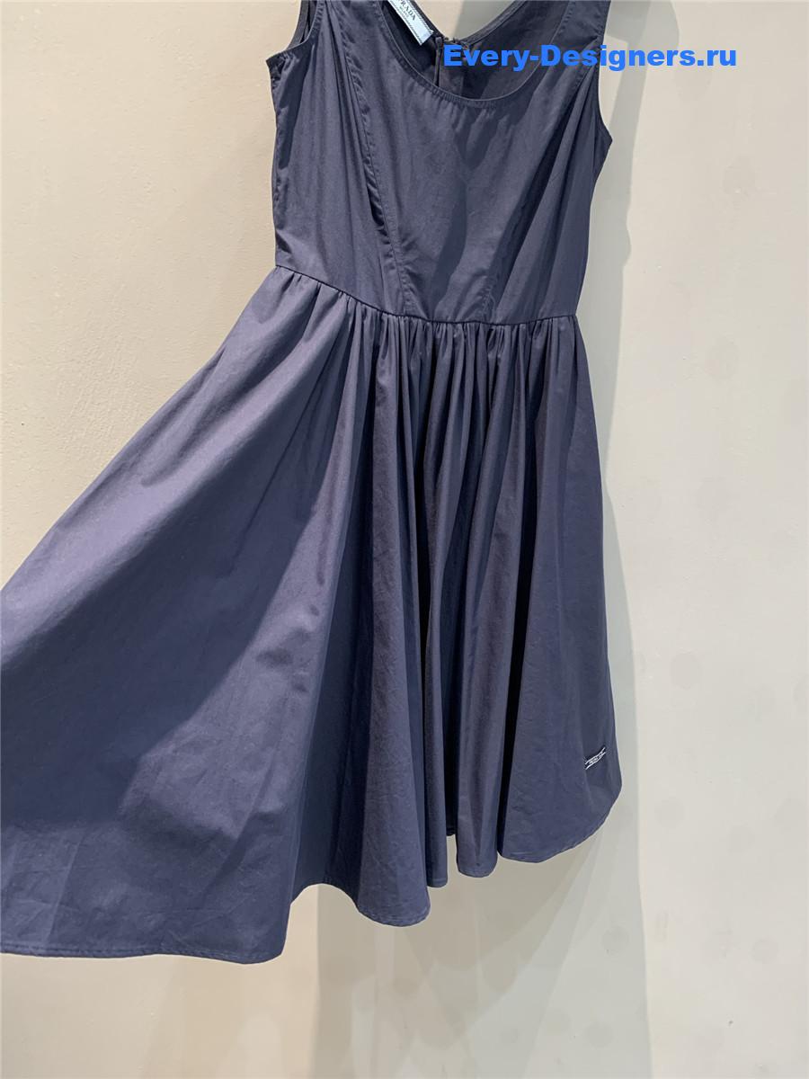 Pra*a navy canvas dress