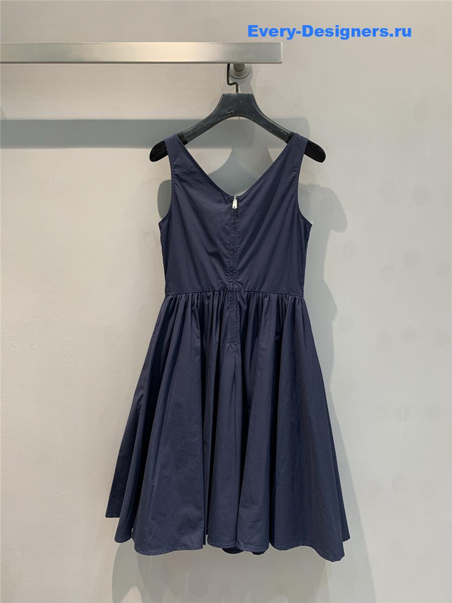 Pra*a navy canvas dress