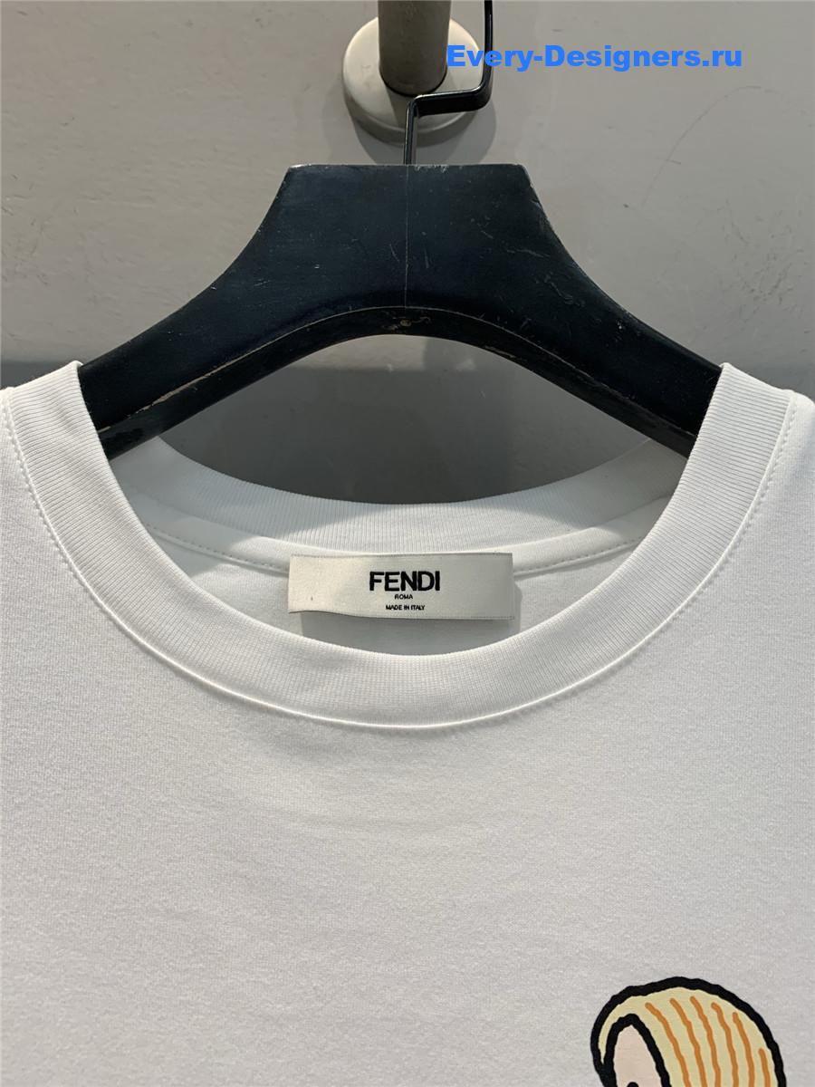 F**di silvia white tee