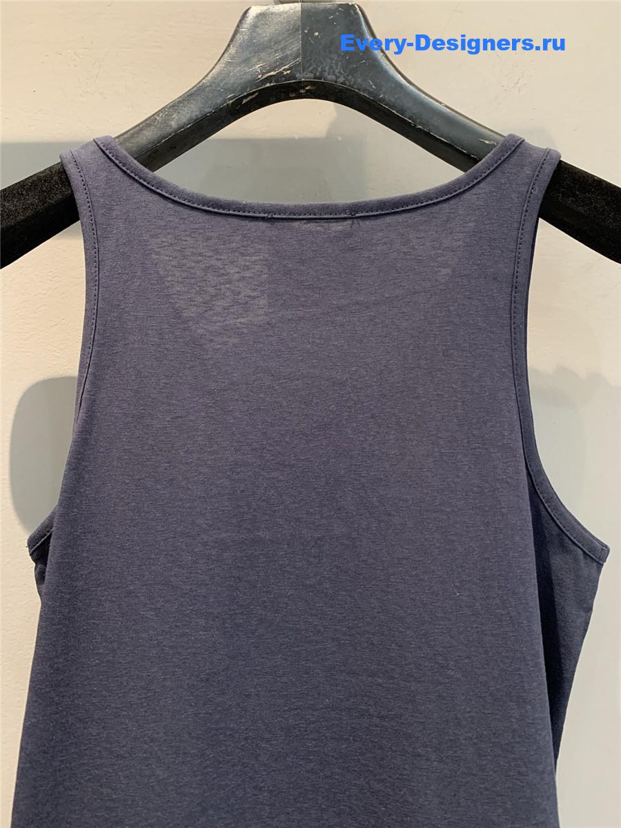 Ch**el navy sleeveless vest