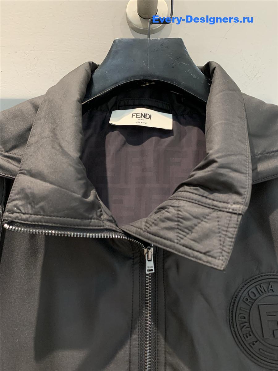 F**di black hooded vest