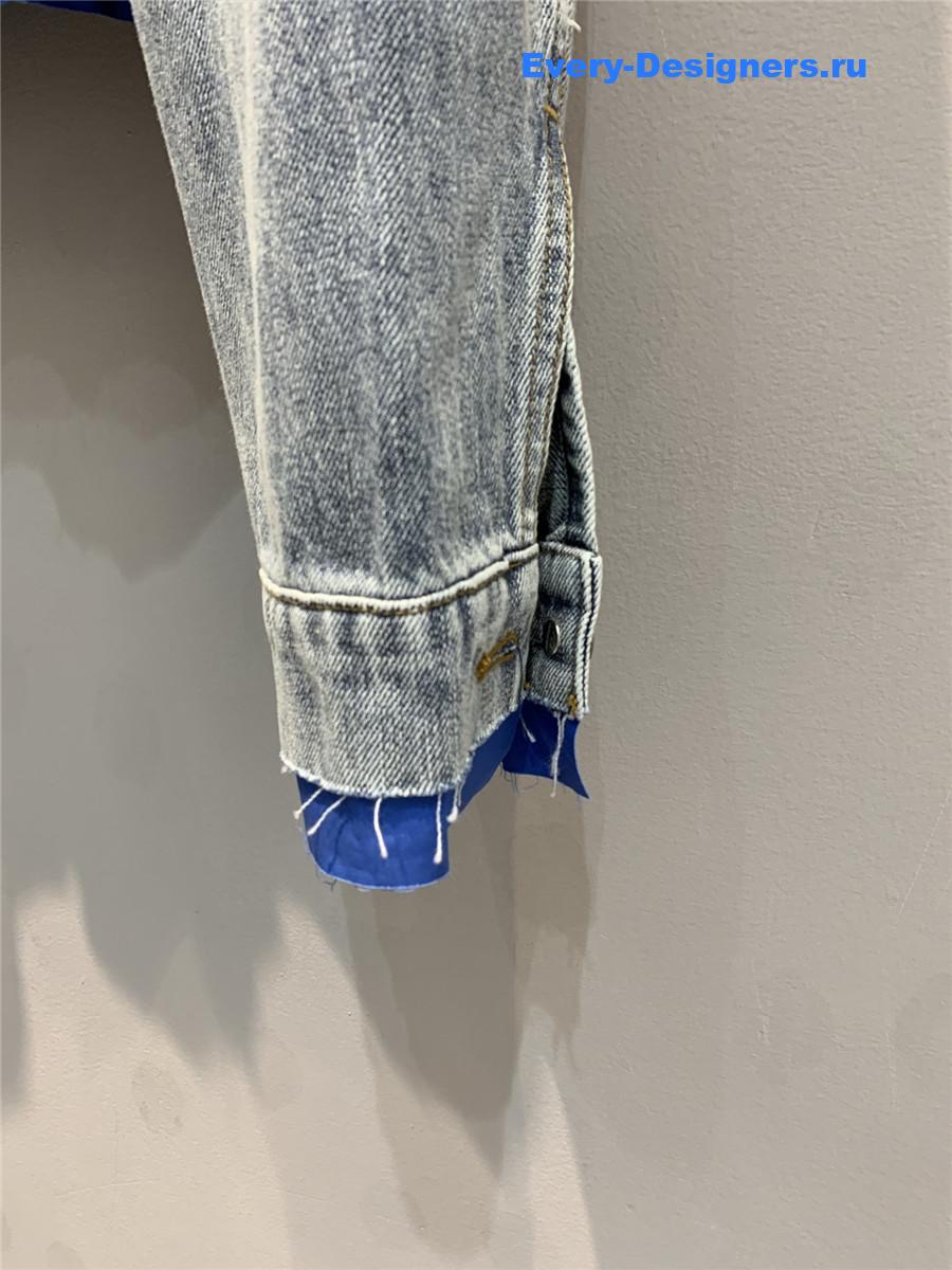 Miu Miu Sapphire Denim Jacket