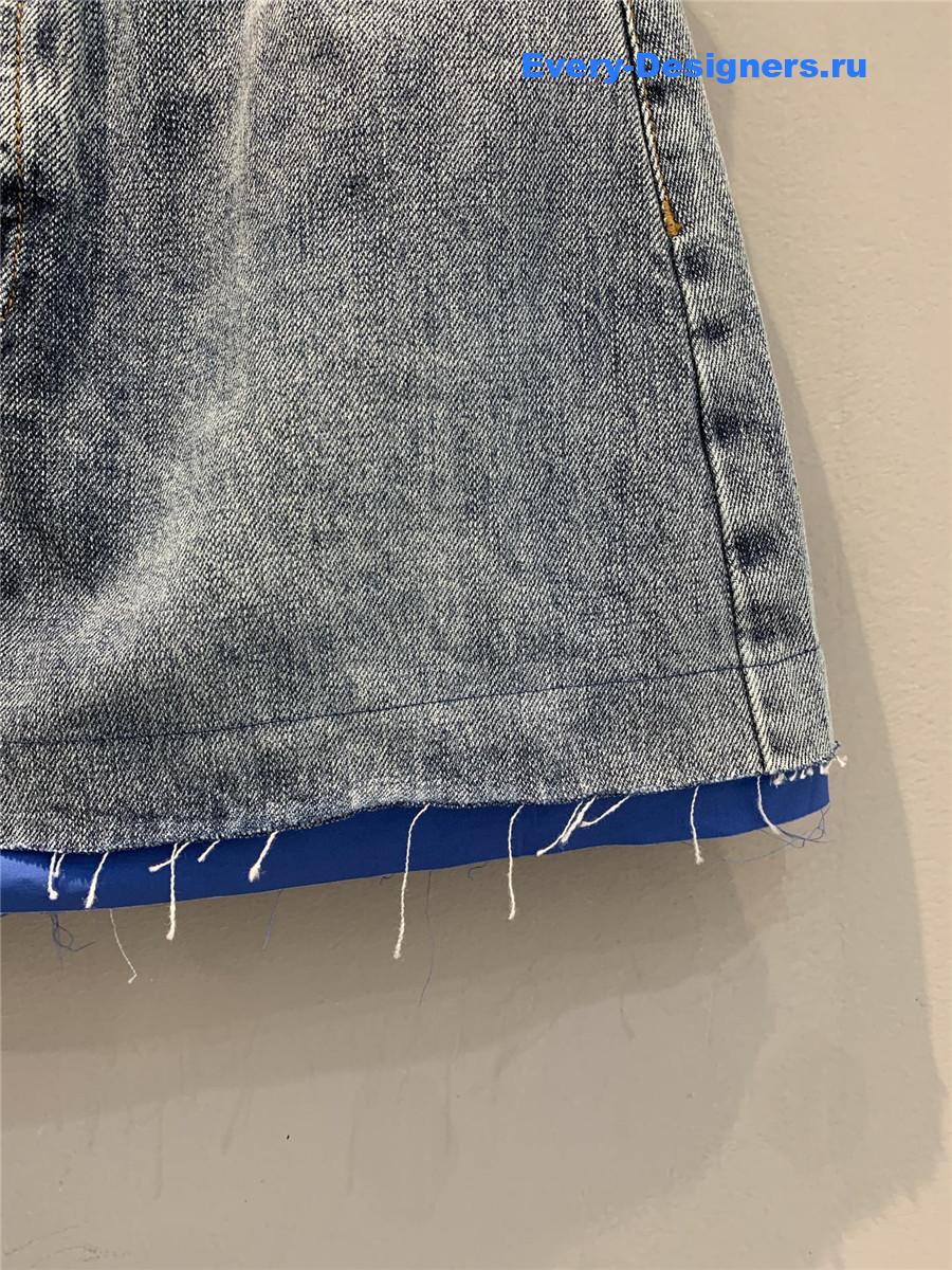 Miu Miu Washed Denim Skirt