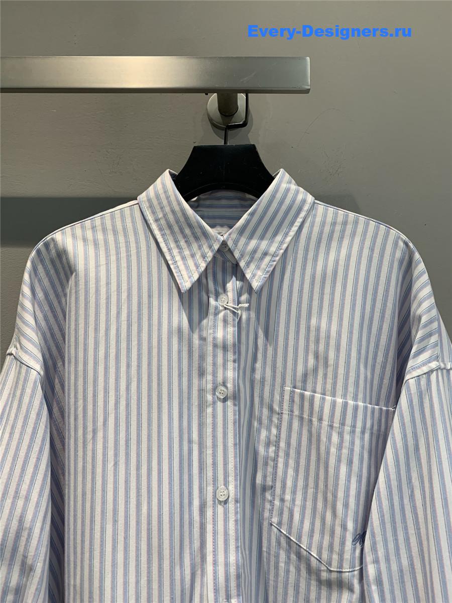 A1exa*der wang light blue striped shirt
